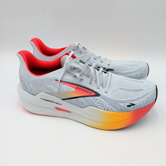 Brooks Hyperion Max 2 Men's 10.5 Running Shoes White Illusion Coral NEW w/ Box - Picture 2 of 10